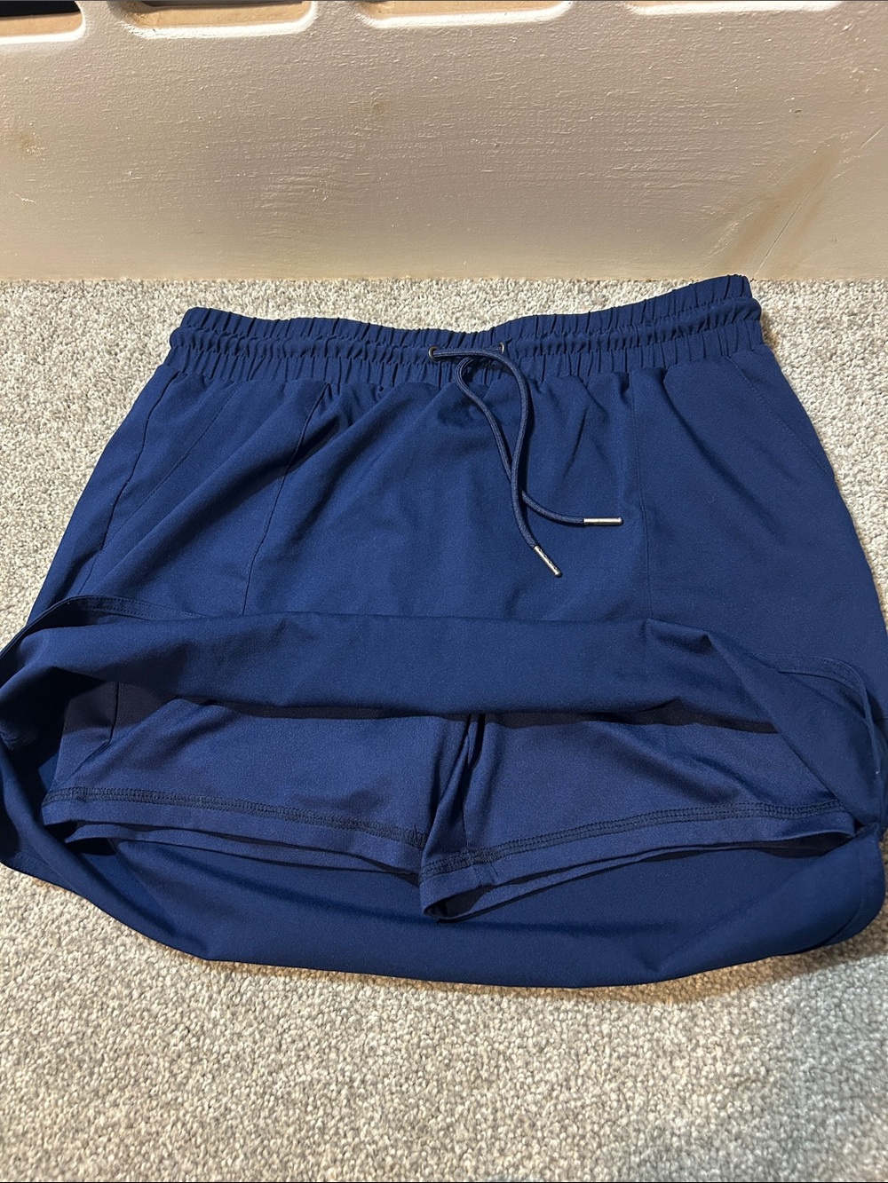 St. John's Bay Navy Blue Women's Athletic Skort - Picture 7 of 7